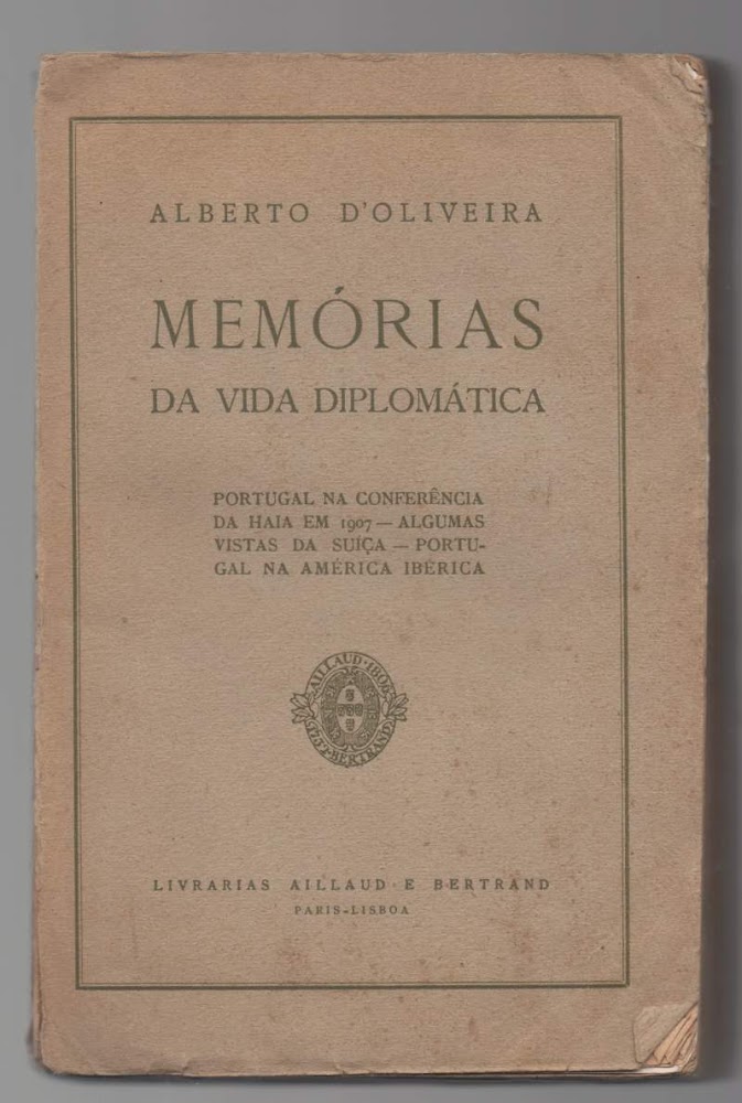 MEMORIAS DA VIDA DIPLOMATICA (s.d.)