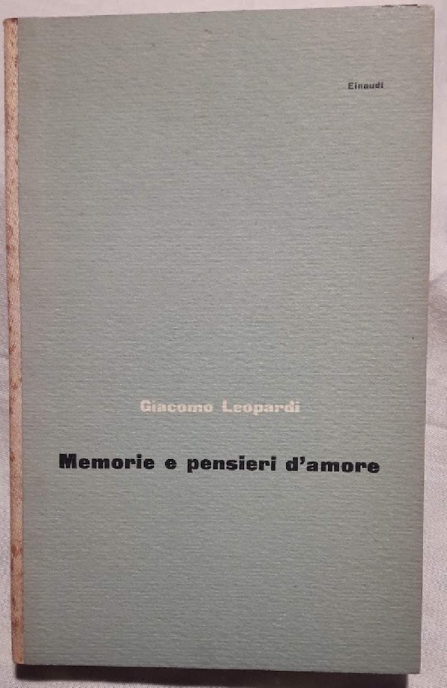 MEMORIE E PENSIERI D'AMORE(1956)