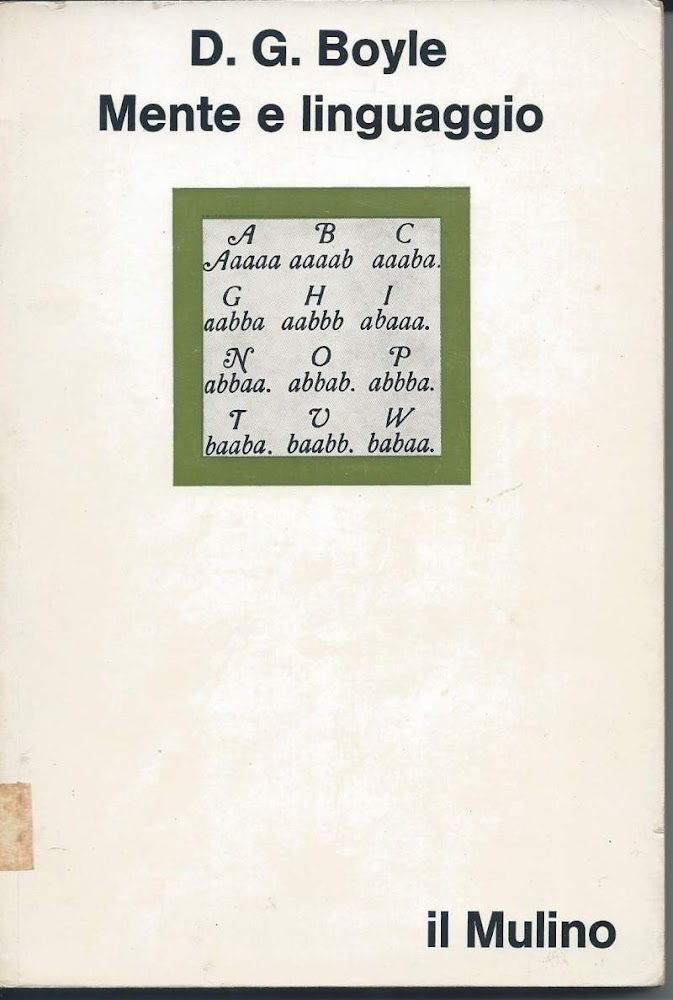 MENTE E LINGUAGGIO