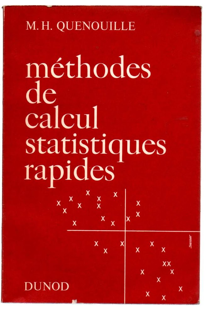 METHODES DE CALCUL STATISTIQUES RAPIDES