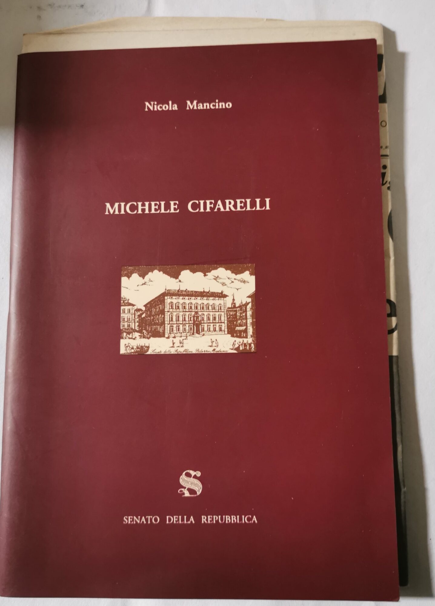 Michele Cifarelli - Commemorazione ufficiale Palazzo Giustiniani 24 Novembre 1999