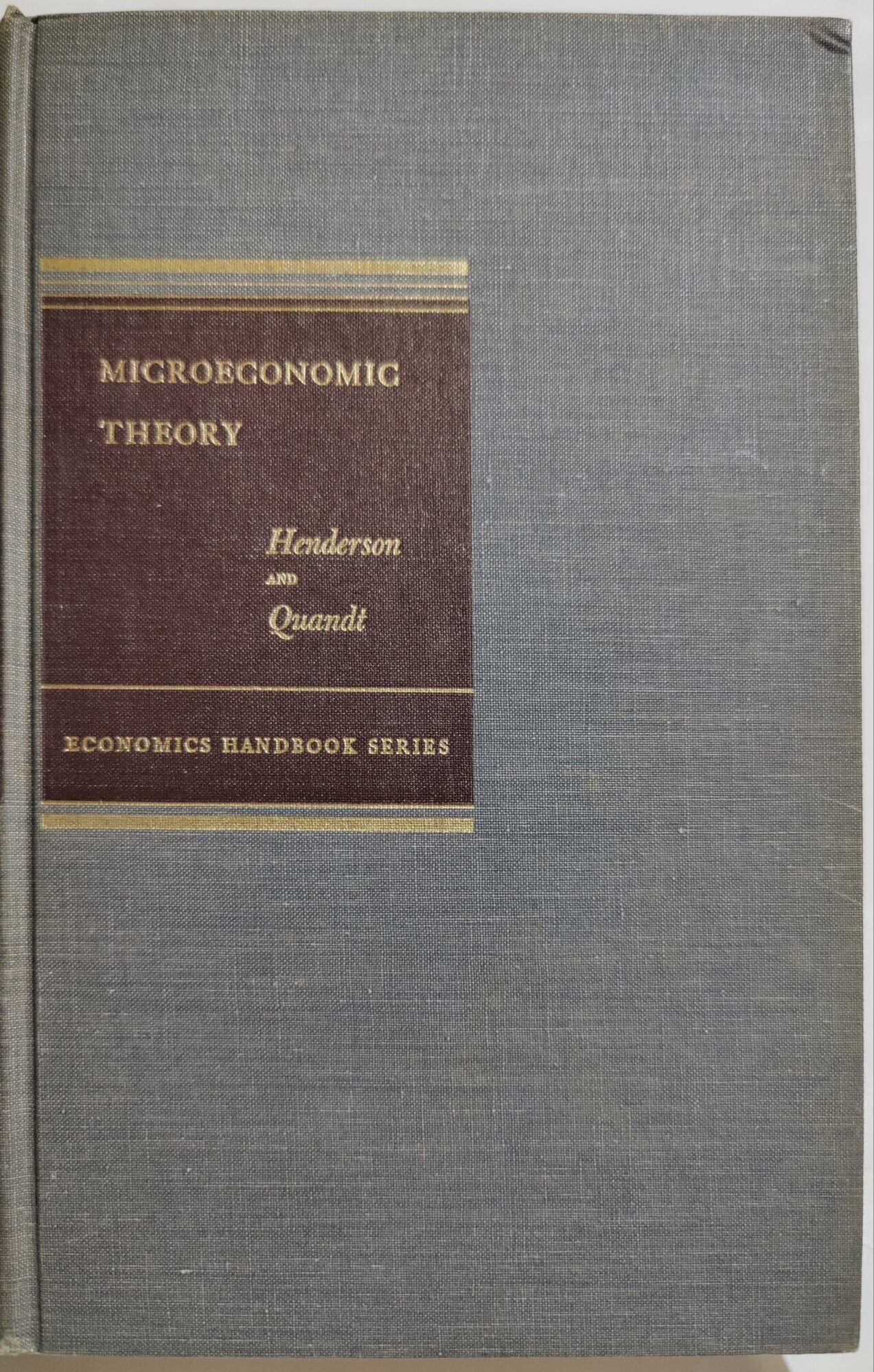 Microeconomic Theory - a mathematical approach