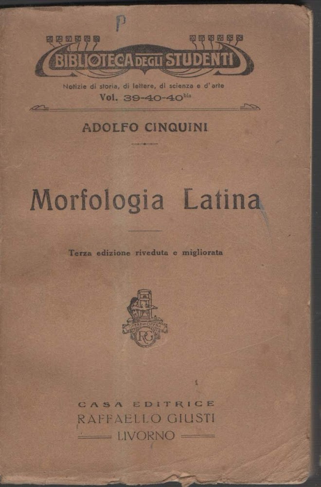 MORFOLOGIA LATINA (1938)