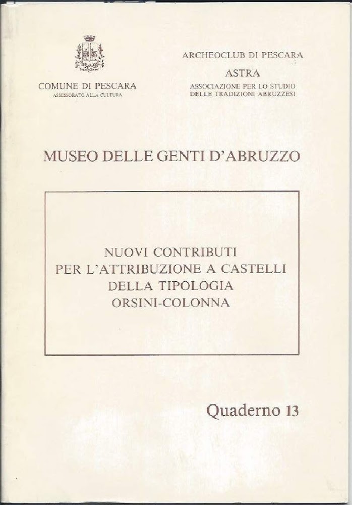 MUSEO DELLE GENTI D'ABRUZZO - NUOVI CONTRIBUTI PER L'ATTRIBUZIONE A …