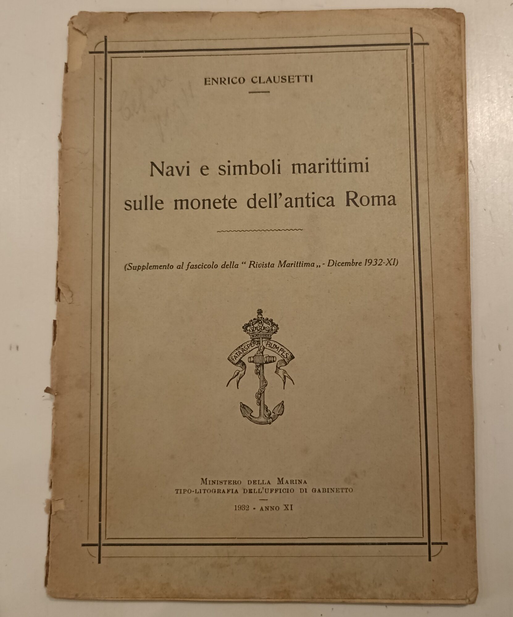 Navi e simboli marittimi sulle monete dell'Antica Roma