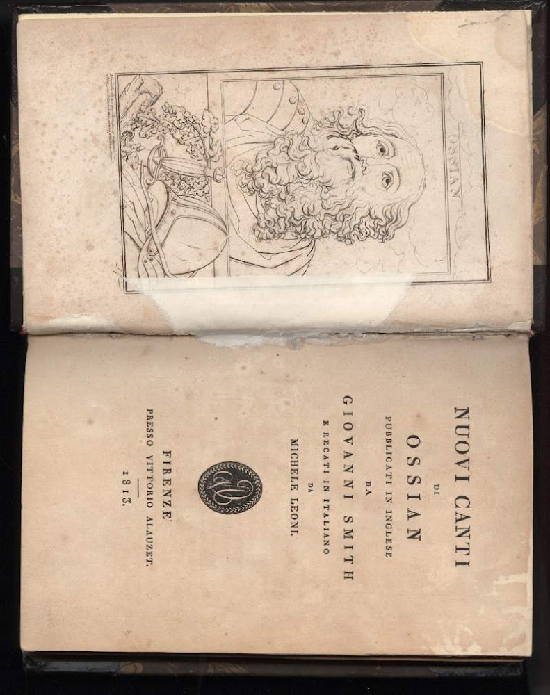NUOVI CANTI DI OSSIAN pubblicati in inglese da Giovanni Smith …