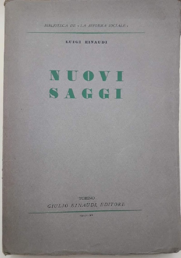 NUOVI SAGGI(1937)