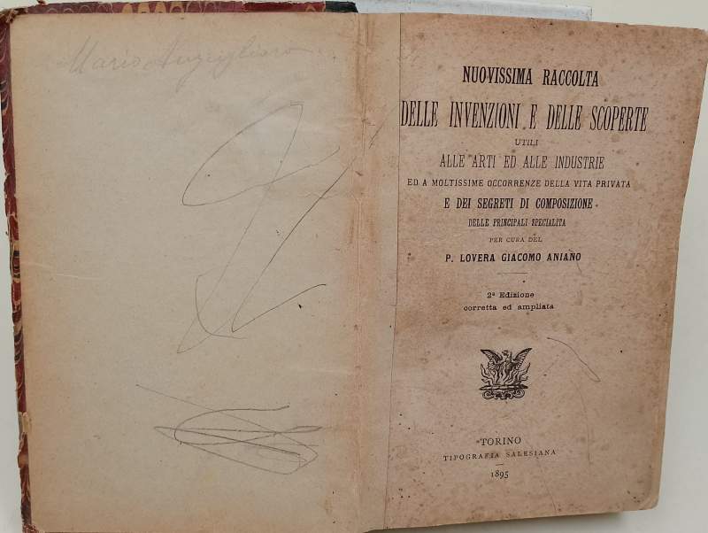NUOVISSIMA RACCOLTA DELLE INVENZIONI E DELLE SCOPERTE UTILI ALLE ARTI …