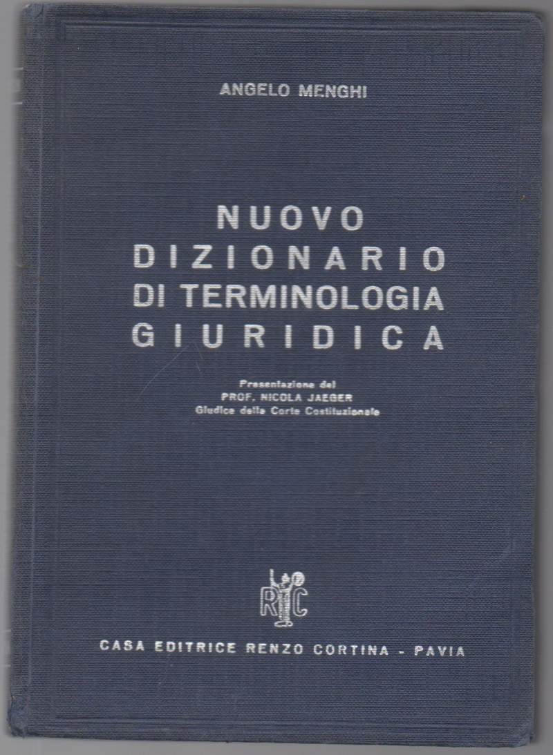 Nuovo dizionario di terminologia giuridica