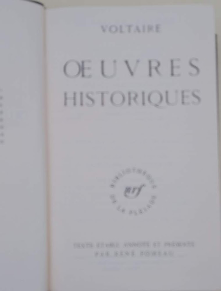 OEUVRES HISTORIQUES - 1962