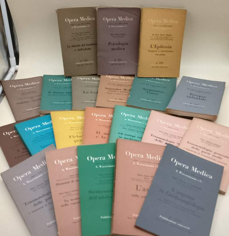 OPERA MEDICA- PUBBLICAZIONE SEMESTRALE- 21 VOLL(1955-69)