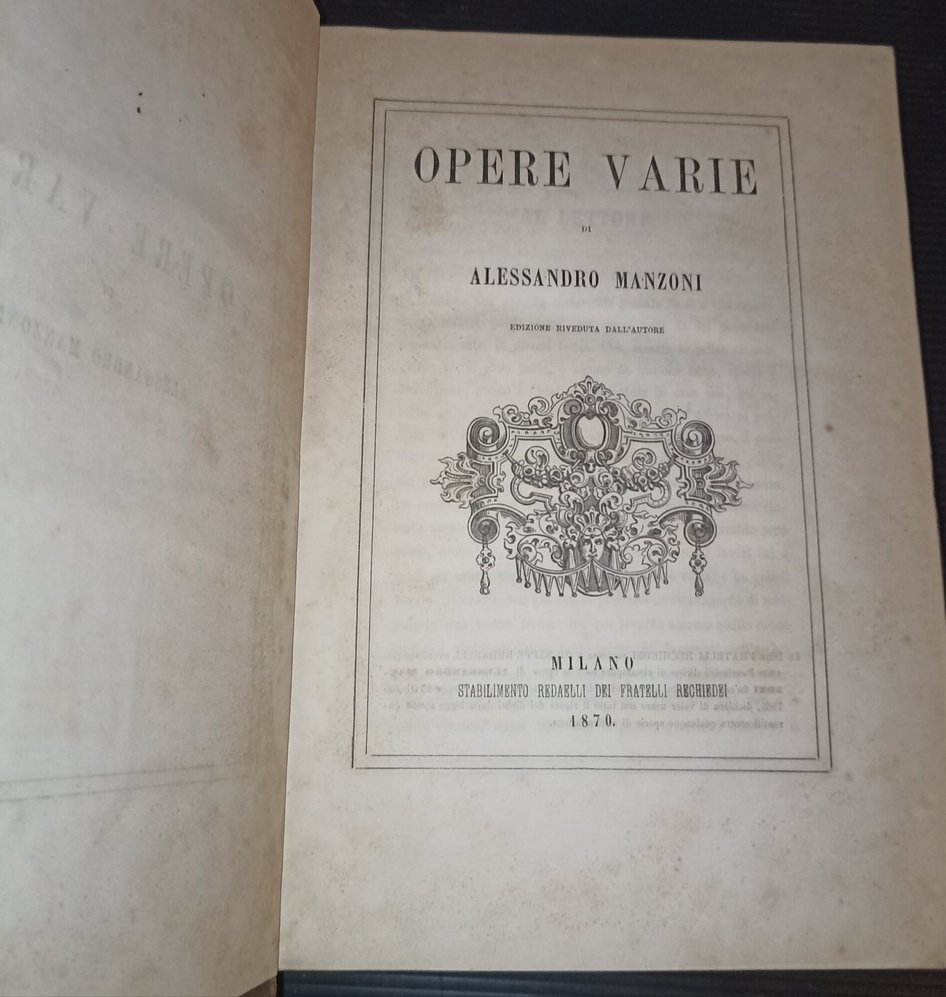 Opere varie