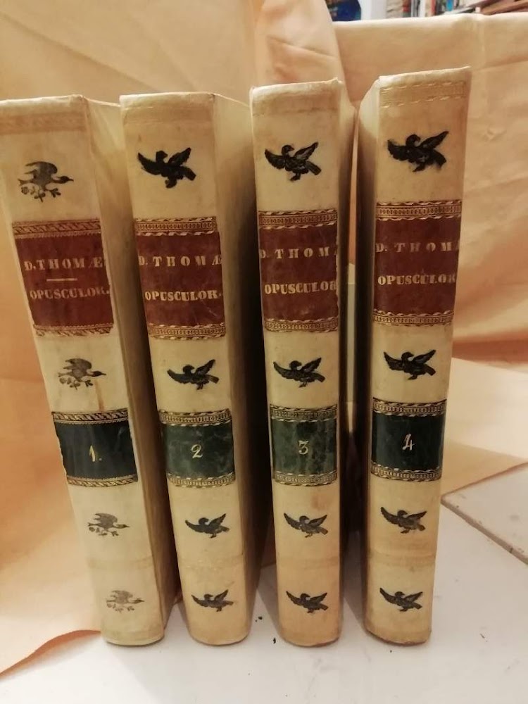 OPUSCOLORUM D.THOMAE AQUINATIS DOCTORIS ANGELICI- 2 VOLL + CATENA AUREA …