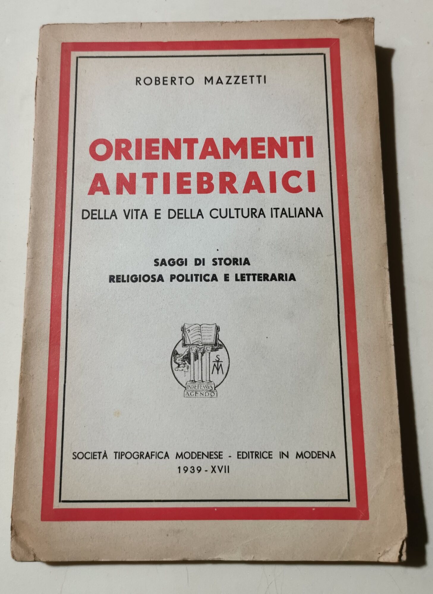 Orientamenti antiebraici della vita e della cultura italiana