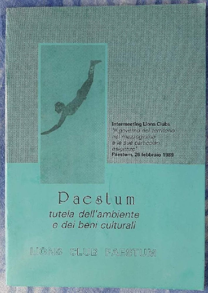 PAESTUM TUTELA DELL'AMBIENTE E DEI BENI CULTURALI(1989)