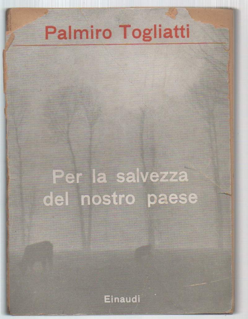 PER LA SALVEZZA DEL NOSTRO PAESE (1946)