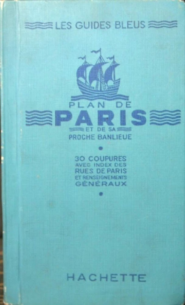 PLAN DE PARIS ET DE SA PROCHE BANLIEUE (1947)