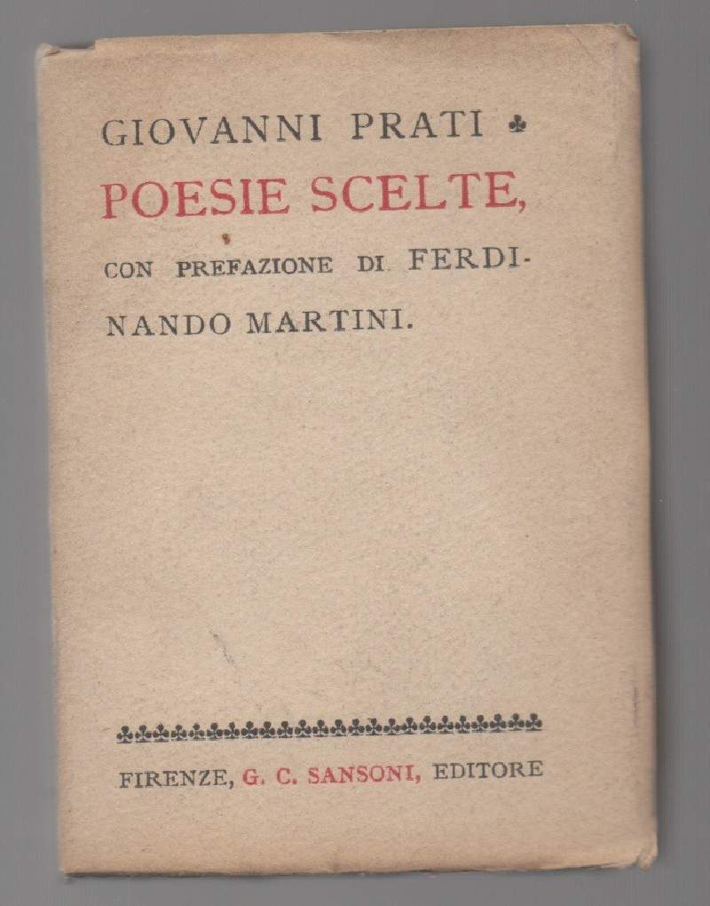 POESIE SCELTE (s.d.)