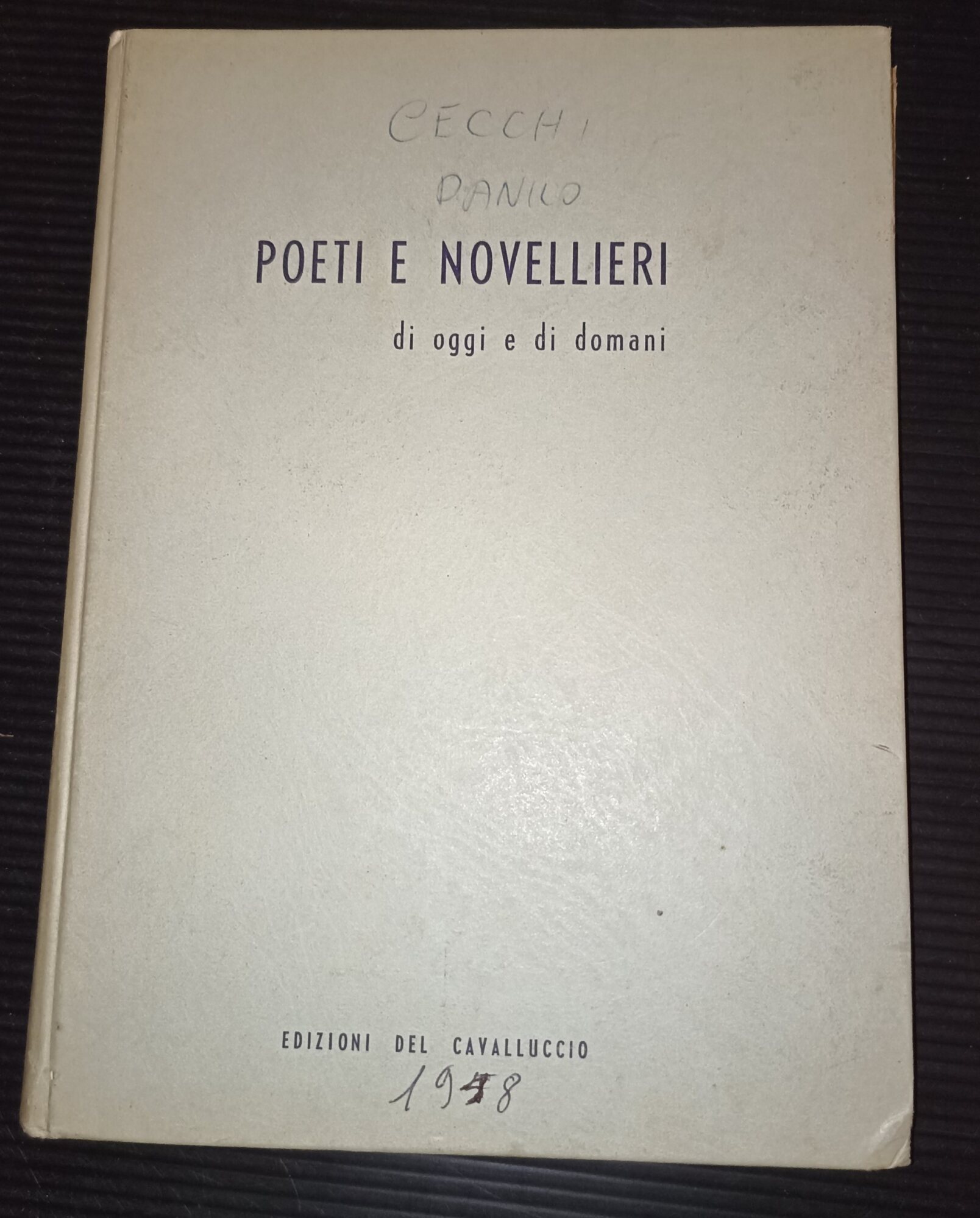 Poeti e novellieri di oggi e di domani