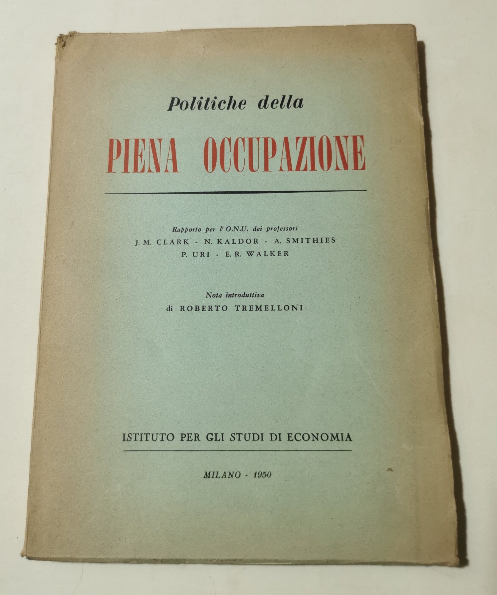 Politiche della piena occupazione