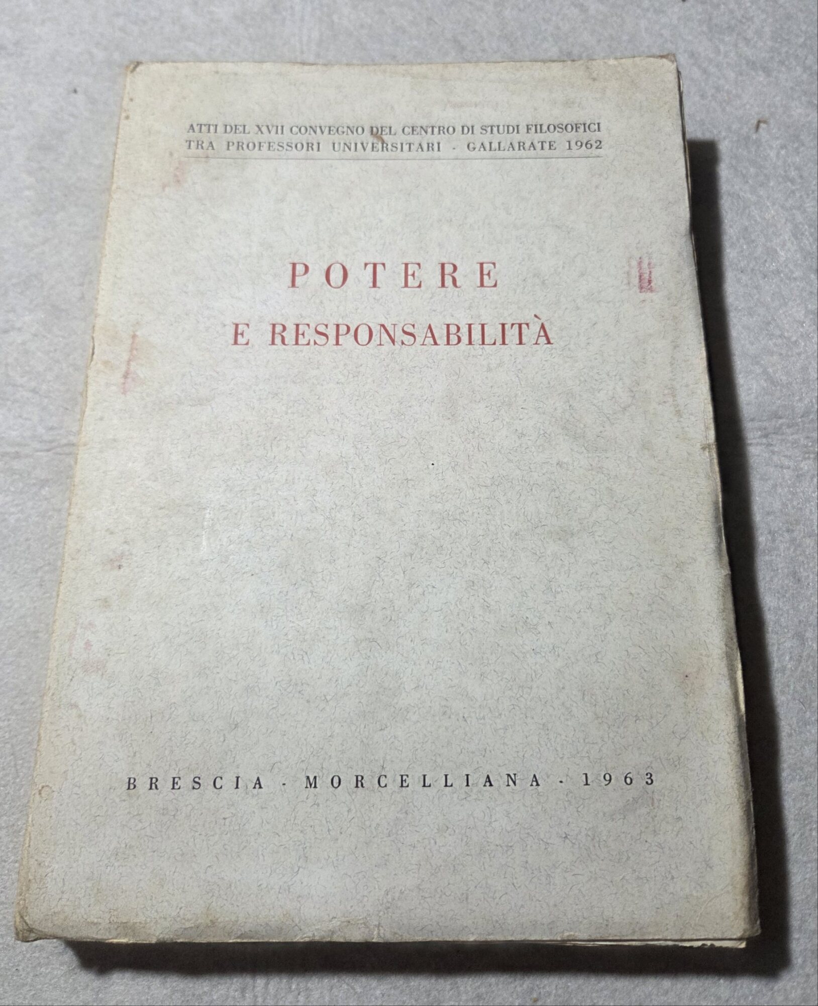 Potere e responsabilita'