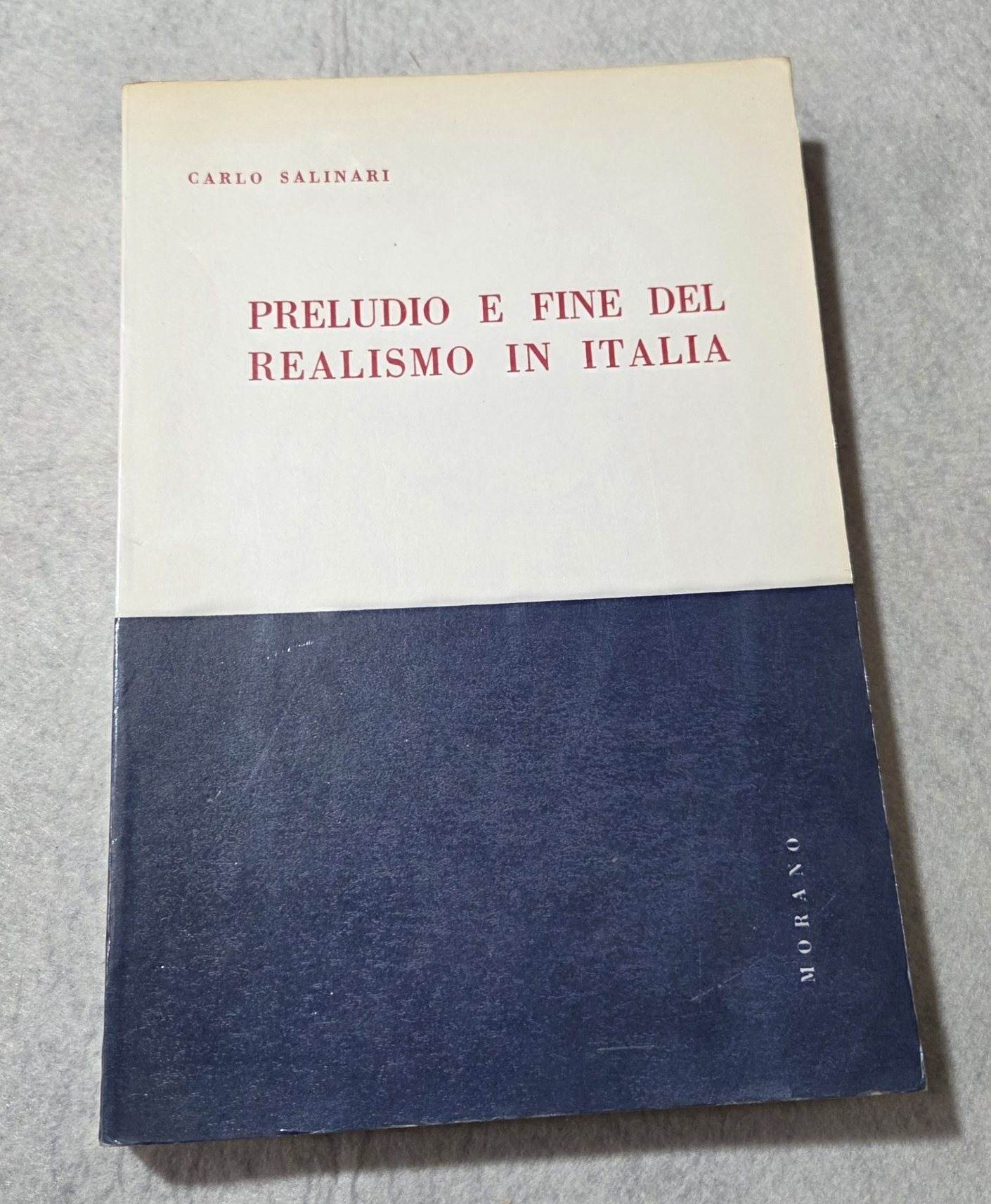 Preludio e fine del realismo in Italia