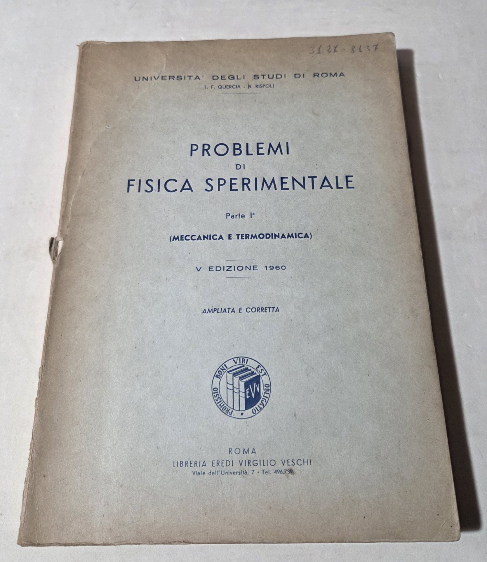 Problemi di Fisica Sperimentale - Parte I' ( meccanica e …