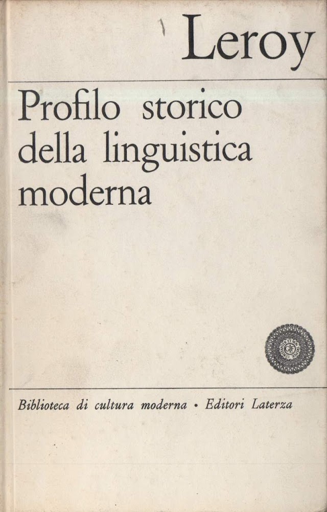 PROFILO STORICO DELLA LINGUISTICA MODERNA (1965)