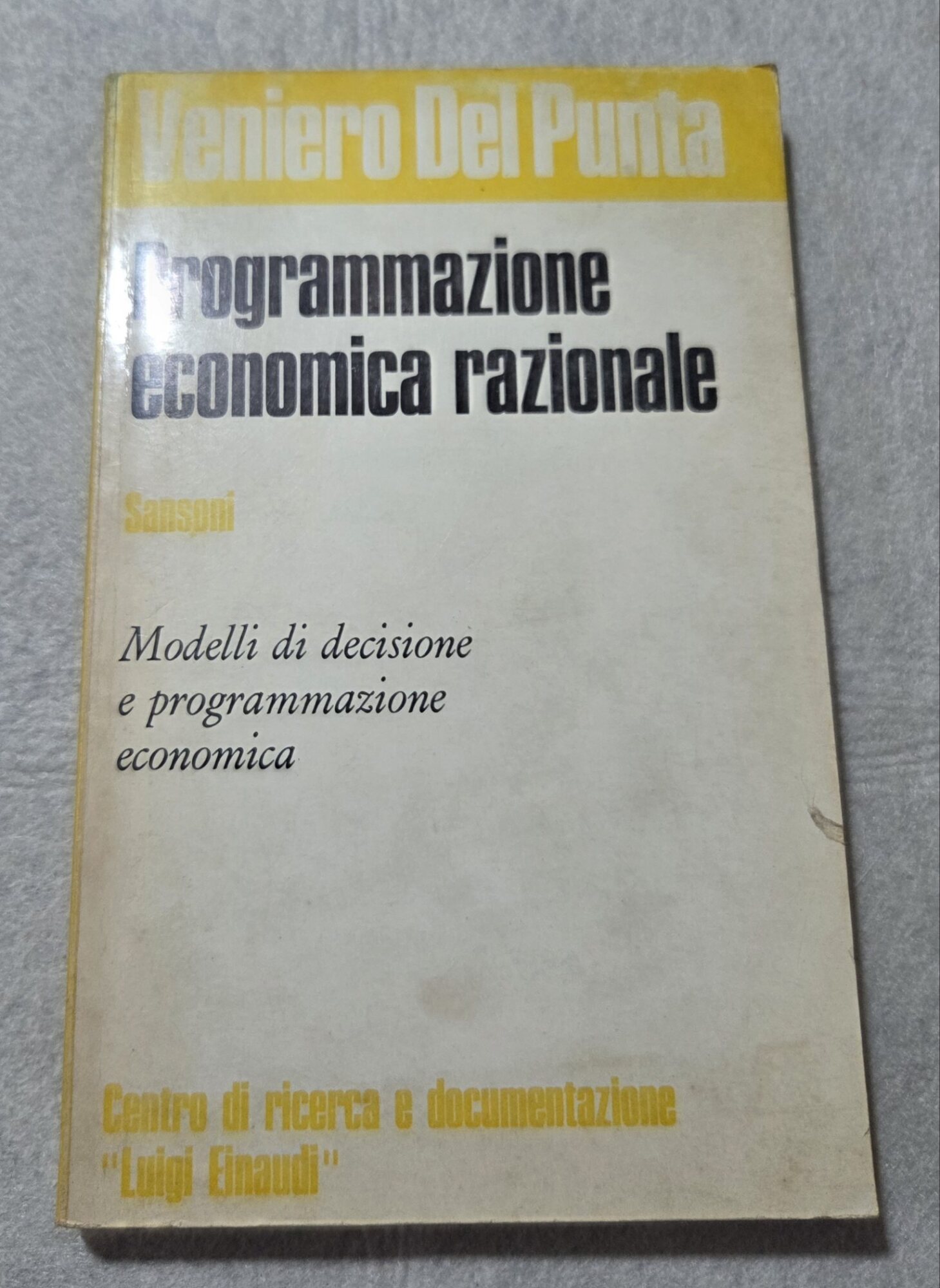 Programmazione economica razionale