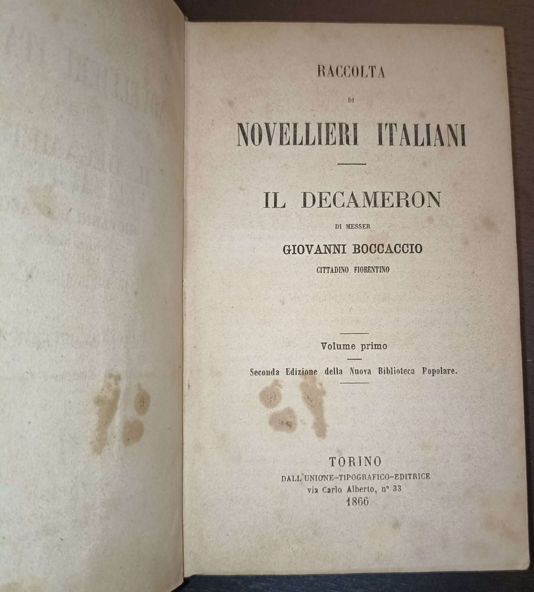 Raccolta di novellieri italiani - Il Decameron