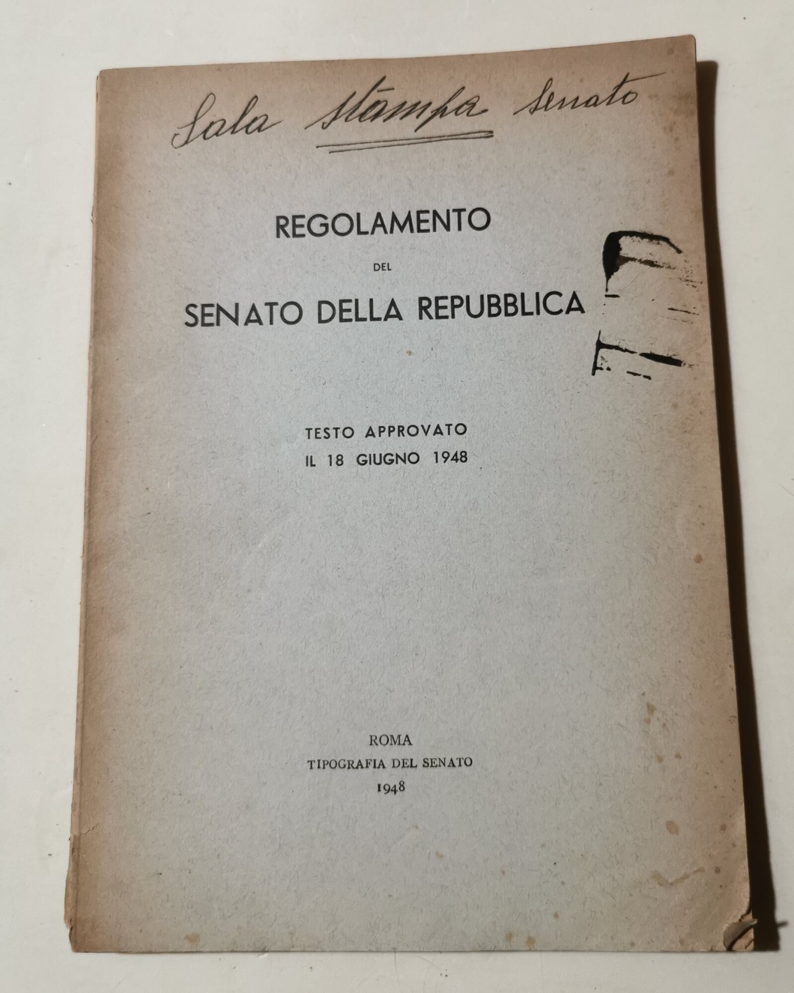 Regolamento del Seanto della Repubblica - Testo approvato il 18 …