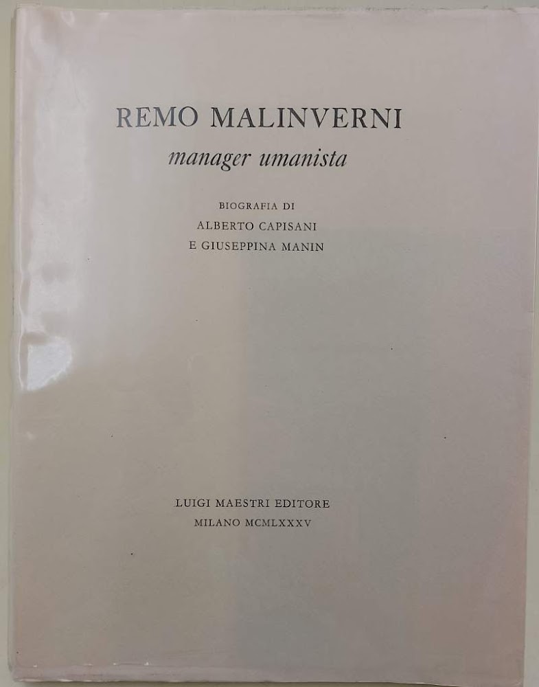 REMO MALINVERNI MANAGER UMANISTA(1985)