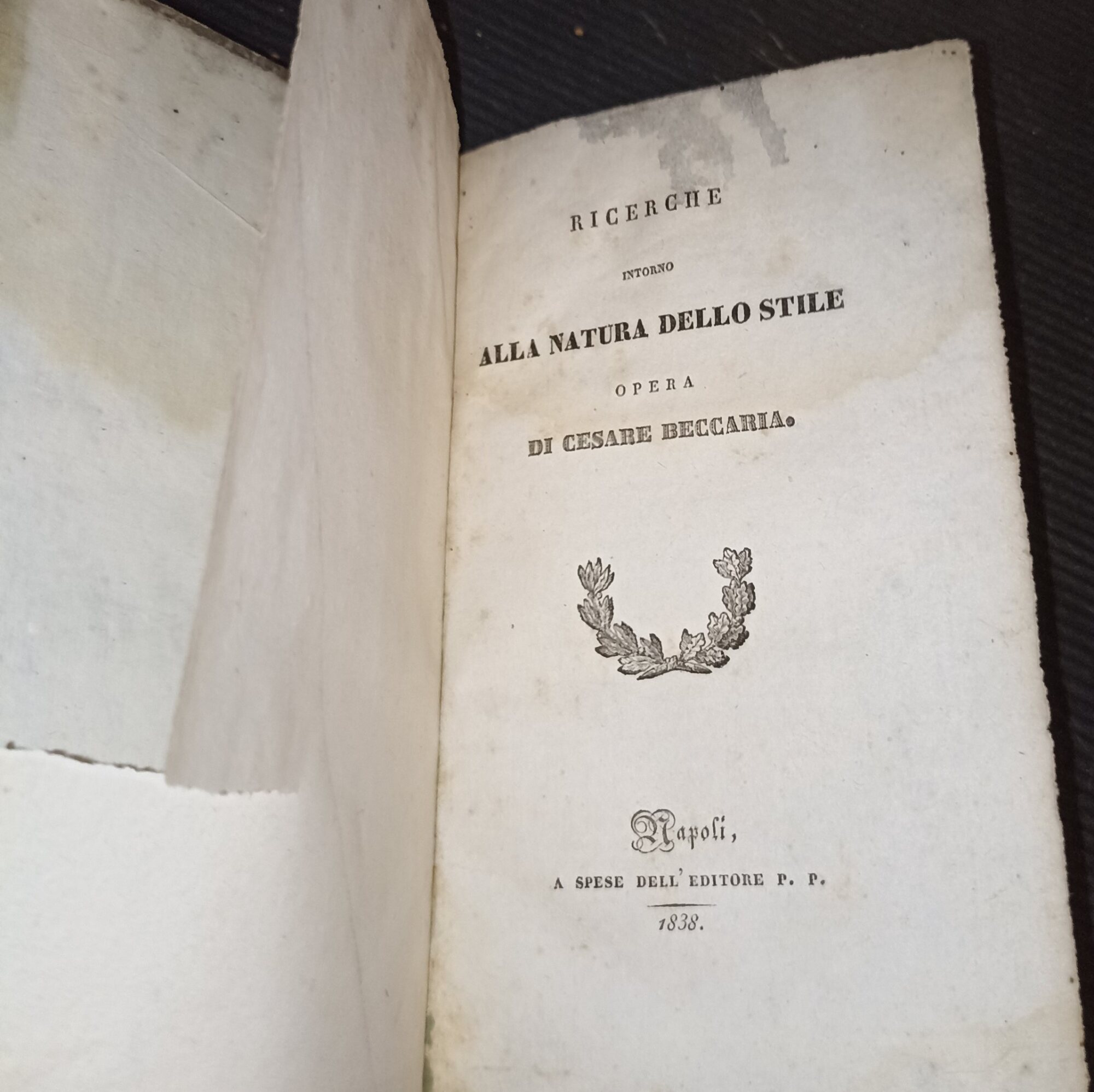 Ricerche intorno alla natura dello stile