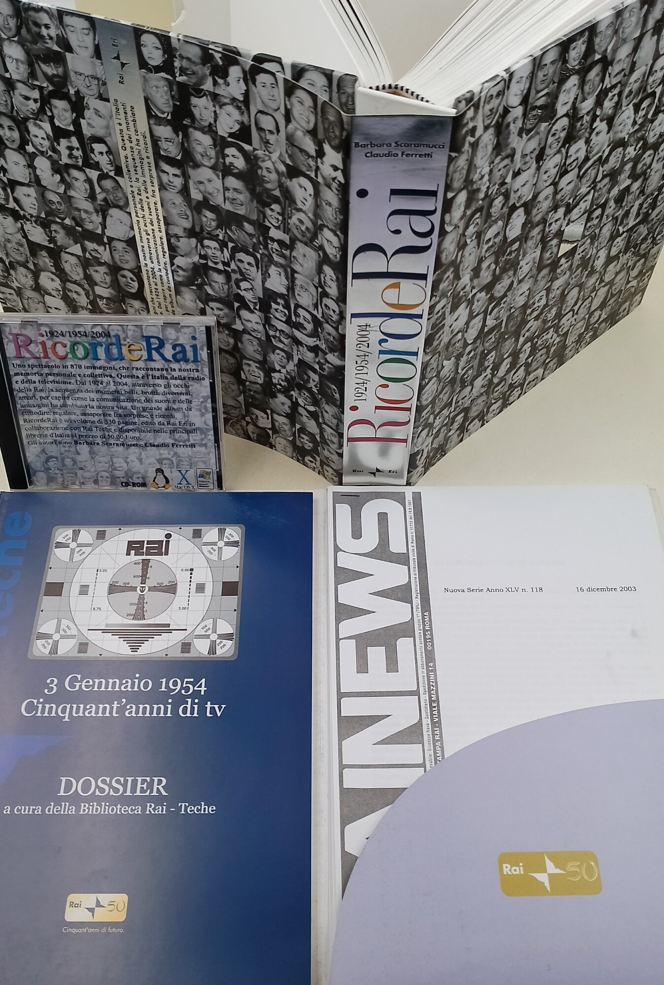 RicordeRai- 1924/1954/2004+ dispesa+cd