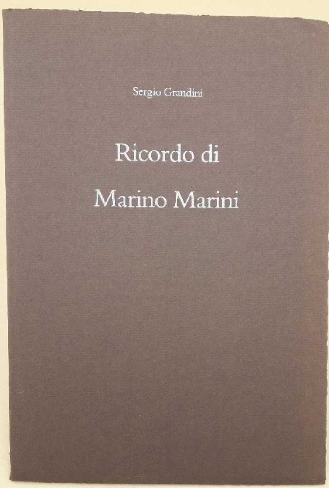RICORDO DI MARINO MARINI(1994)