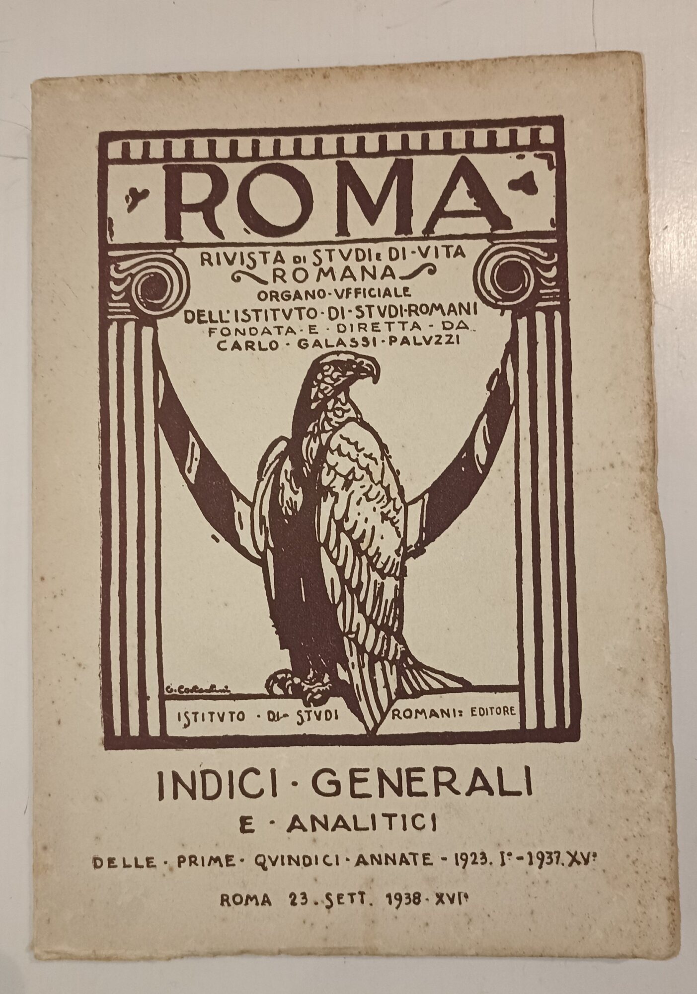 Roma Rivista di studi e di vita romana - Indici …