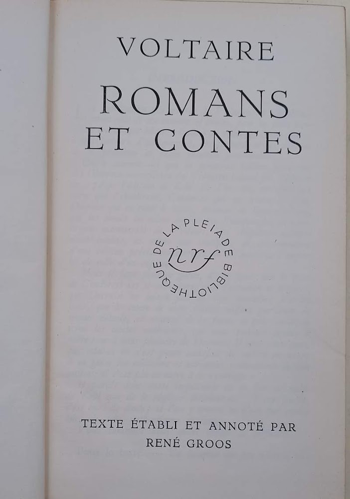 ROMANS ET CONTES -1950