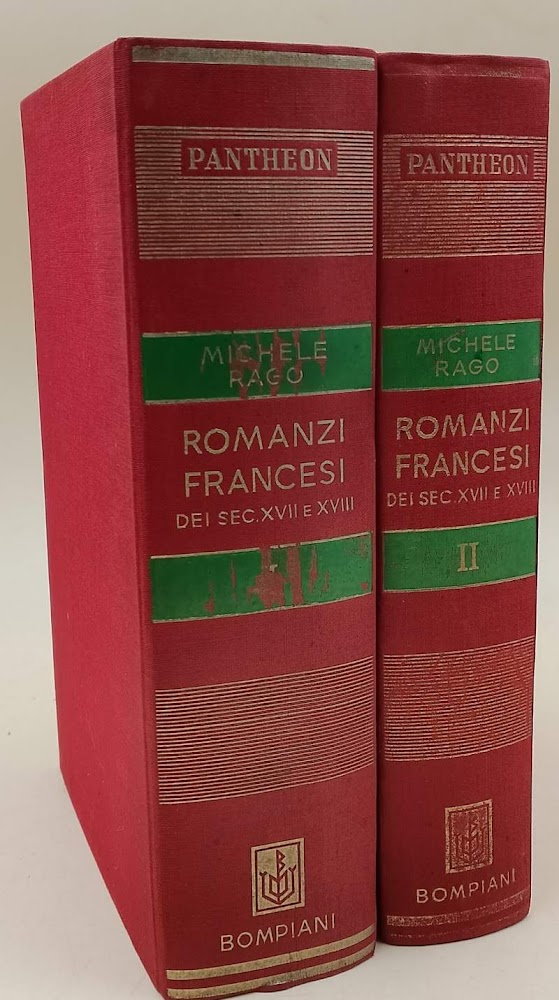 ROMANZI FRANCESI DEI SECOLI XVII E XVIII-2 voll.( 1951)