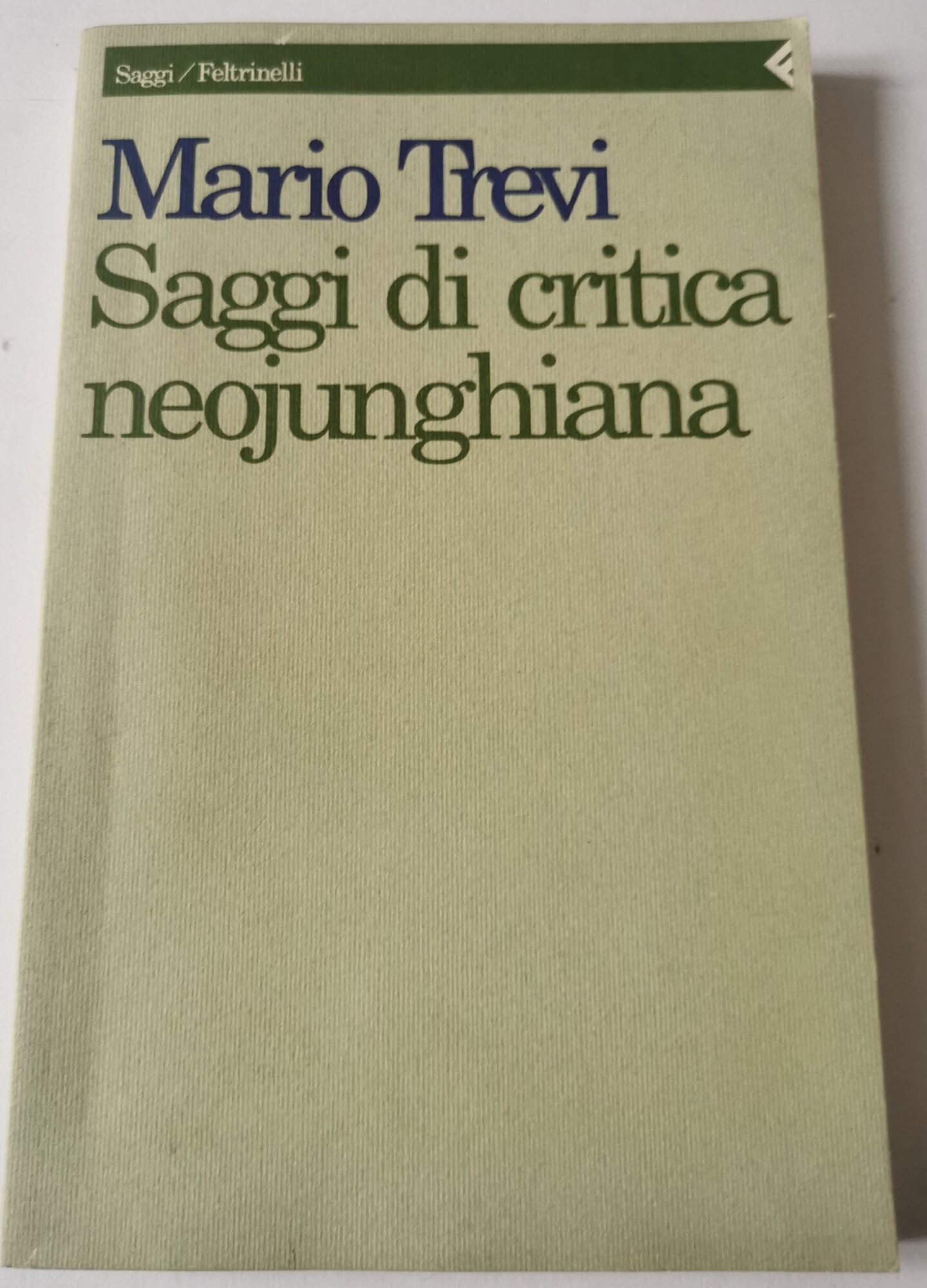 Saggi di critica neojunghiana