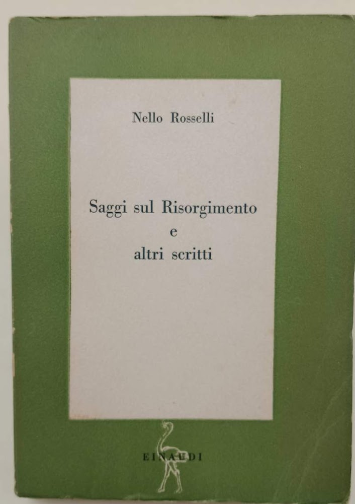 SAGGI SUL RISORGIMENTO E ALTRI SCRITTI(1946)