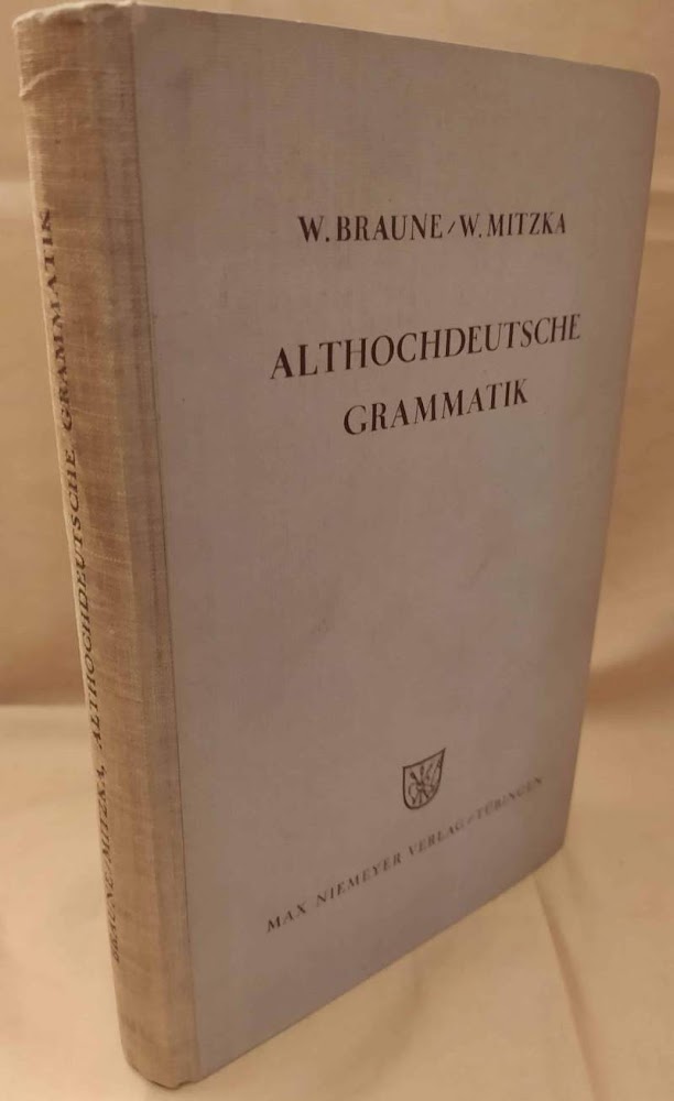 SAMMLUNG KURZER GRAMMATIKEN GERMANISCHER DIALEKTE (1953)