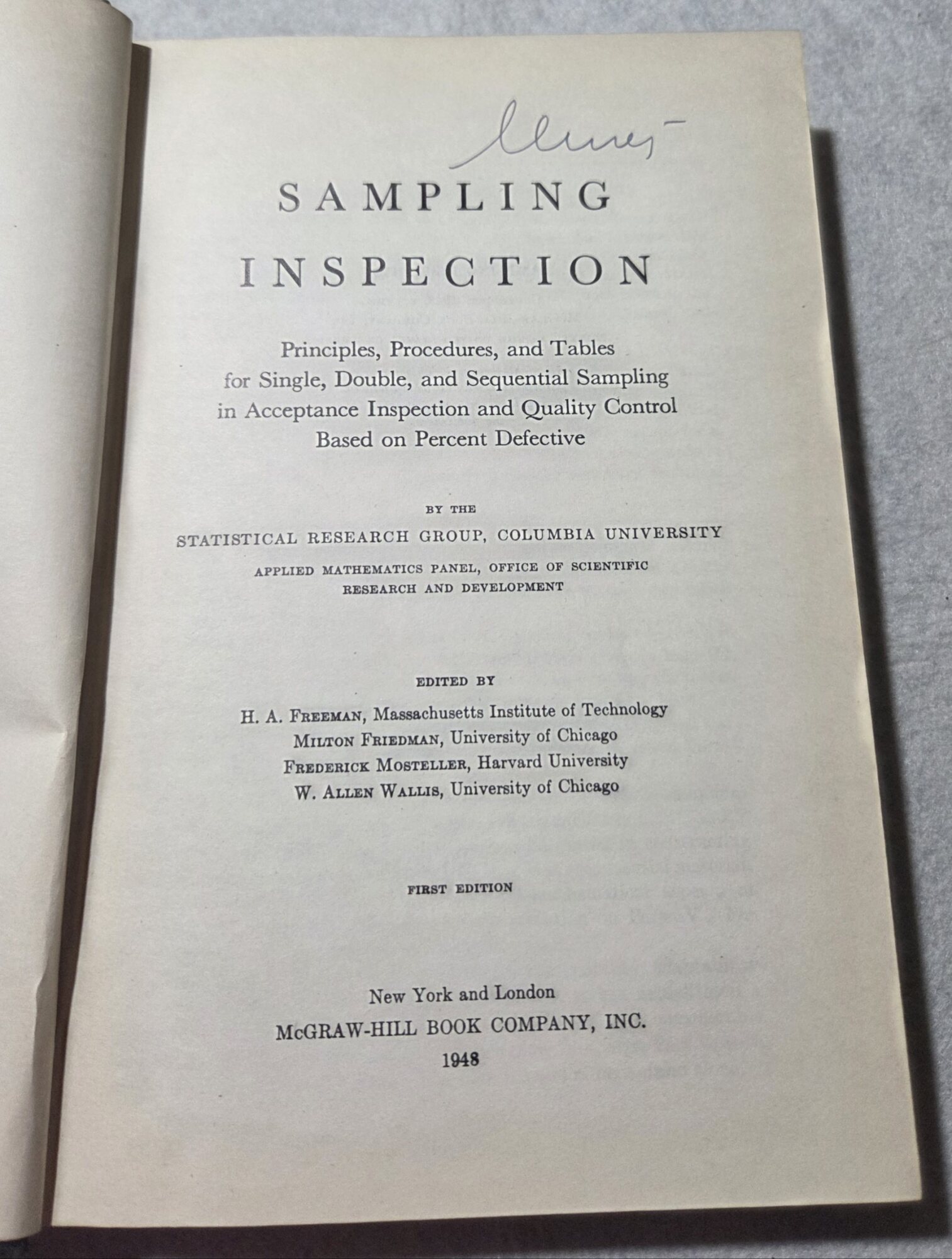Sampling Inspection