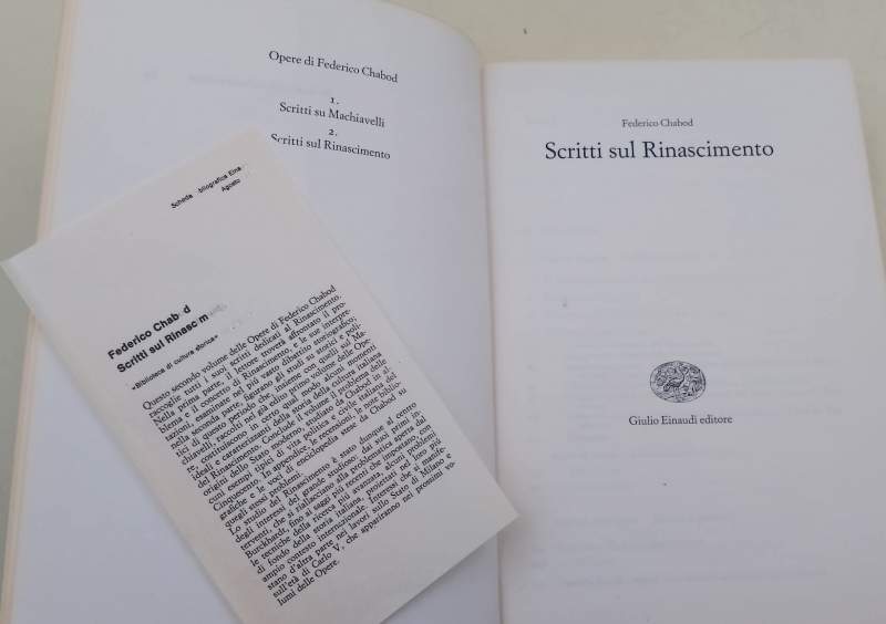 SCRITTI SUL RINASCIMENTO(1974)