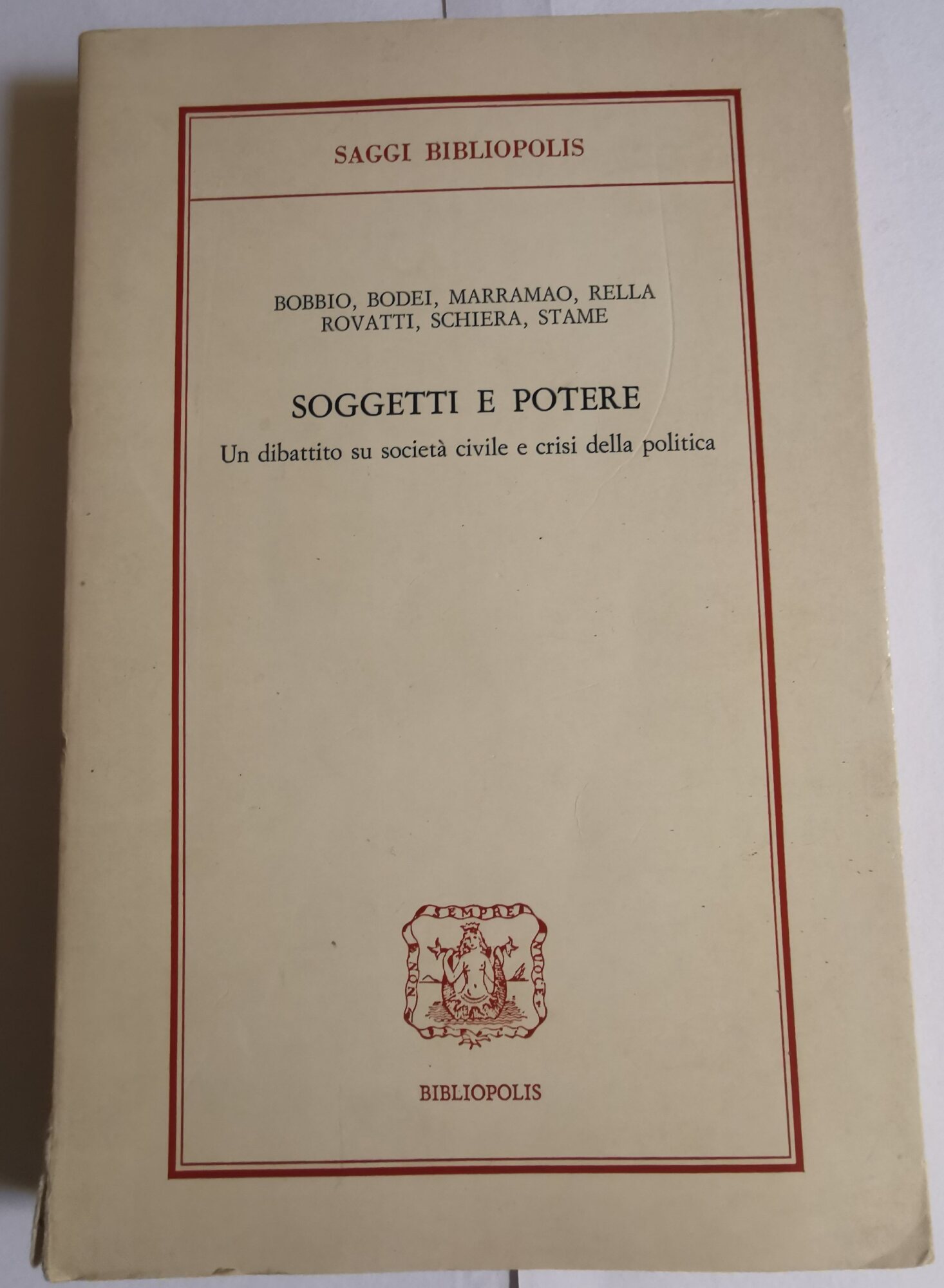 Soggetti e Potere - Un dibattito sulla sosietà civile e …