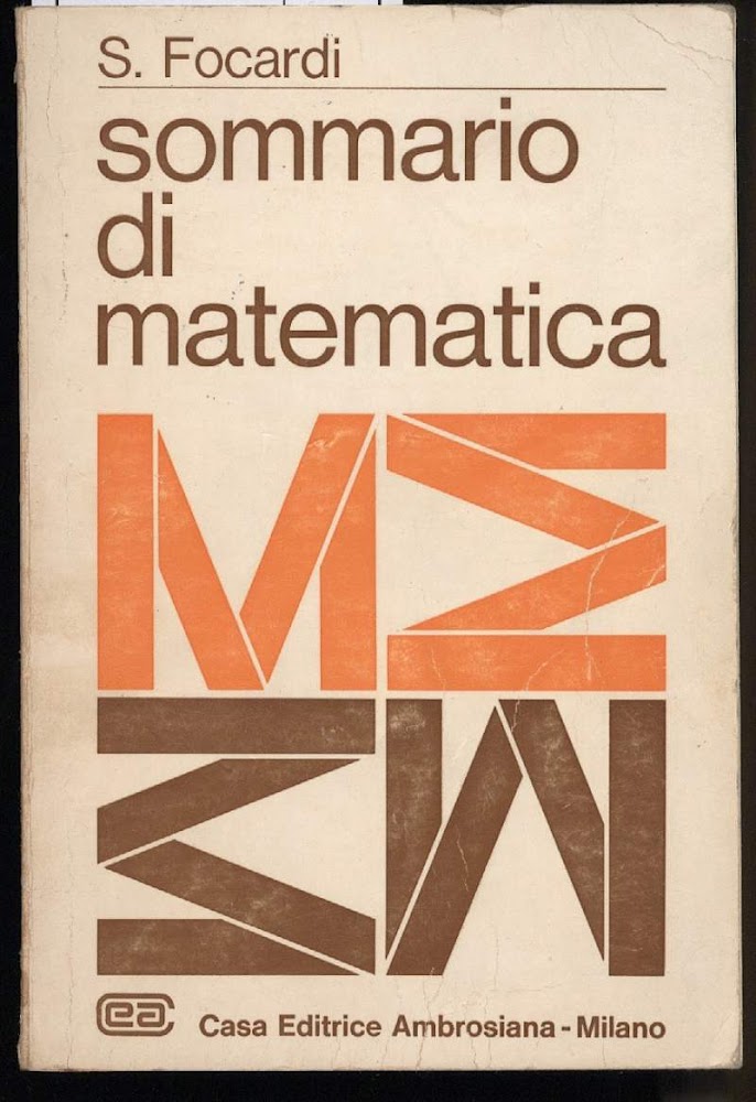 SOMMARIO DI ANALISI MATEMATICA