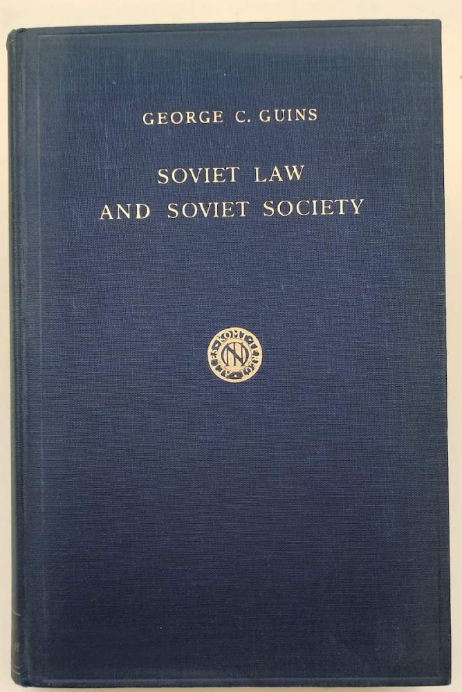 SOVIET LAW AND SOVIET SOCIETY( 1954)