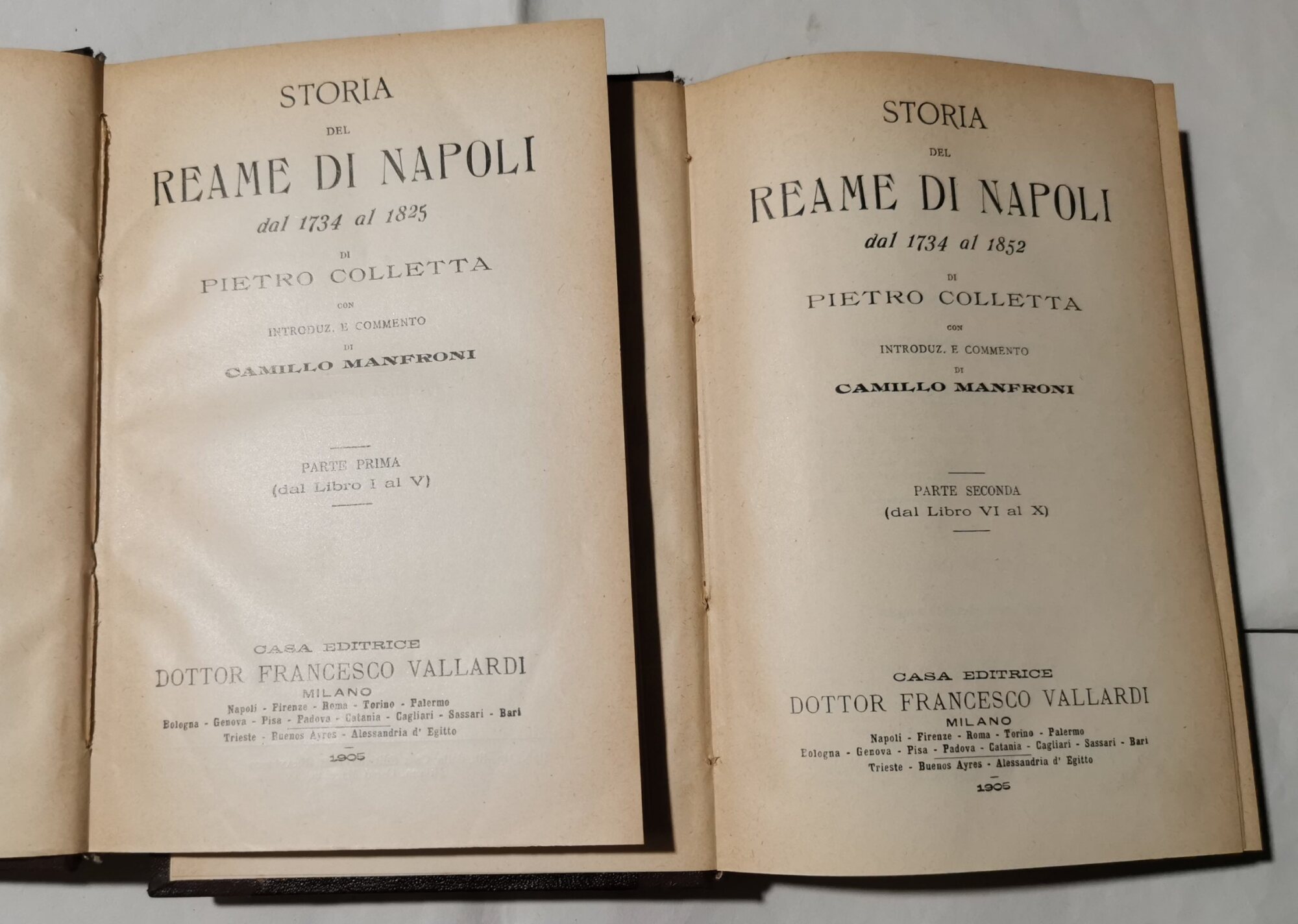 Storia del Reame di Napoli - 2 Voll.