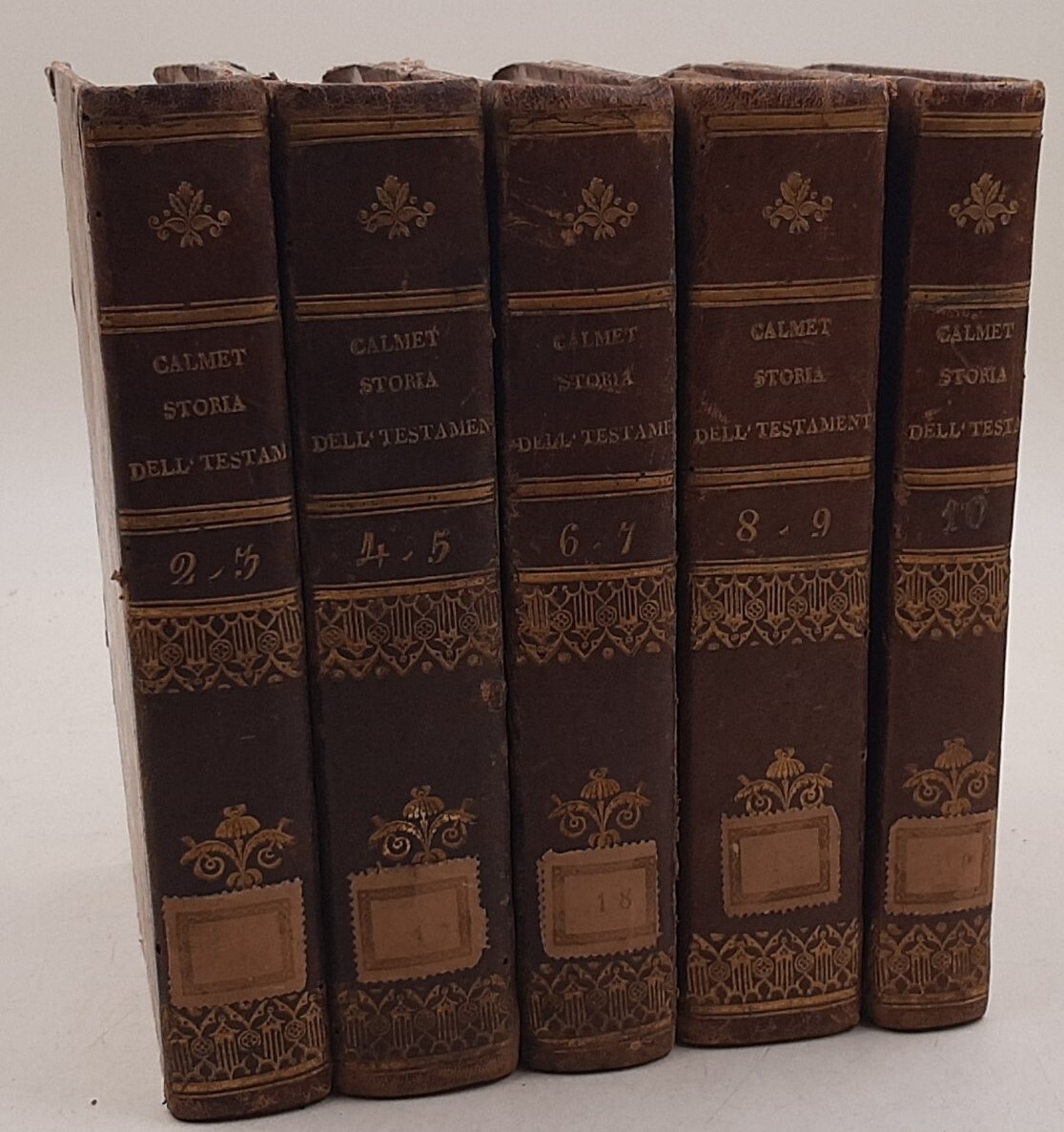Storia dell'Antico e Nuovo Testamento - 5 tomi - IX …