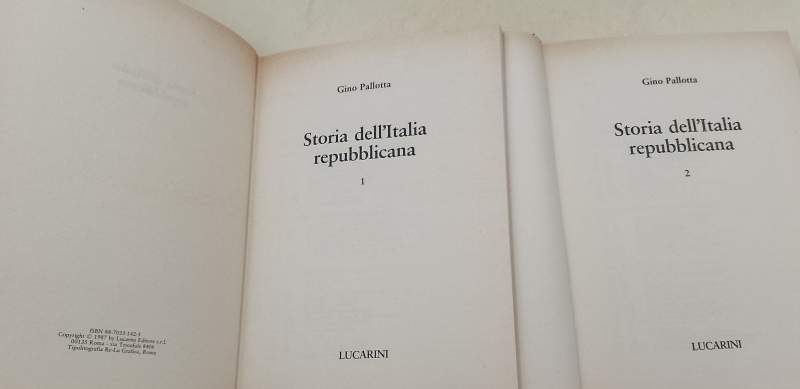 STORIA DELL'ITALIA REPUBBLICANA- 2 VOLL.(1987)