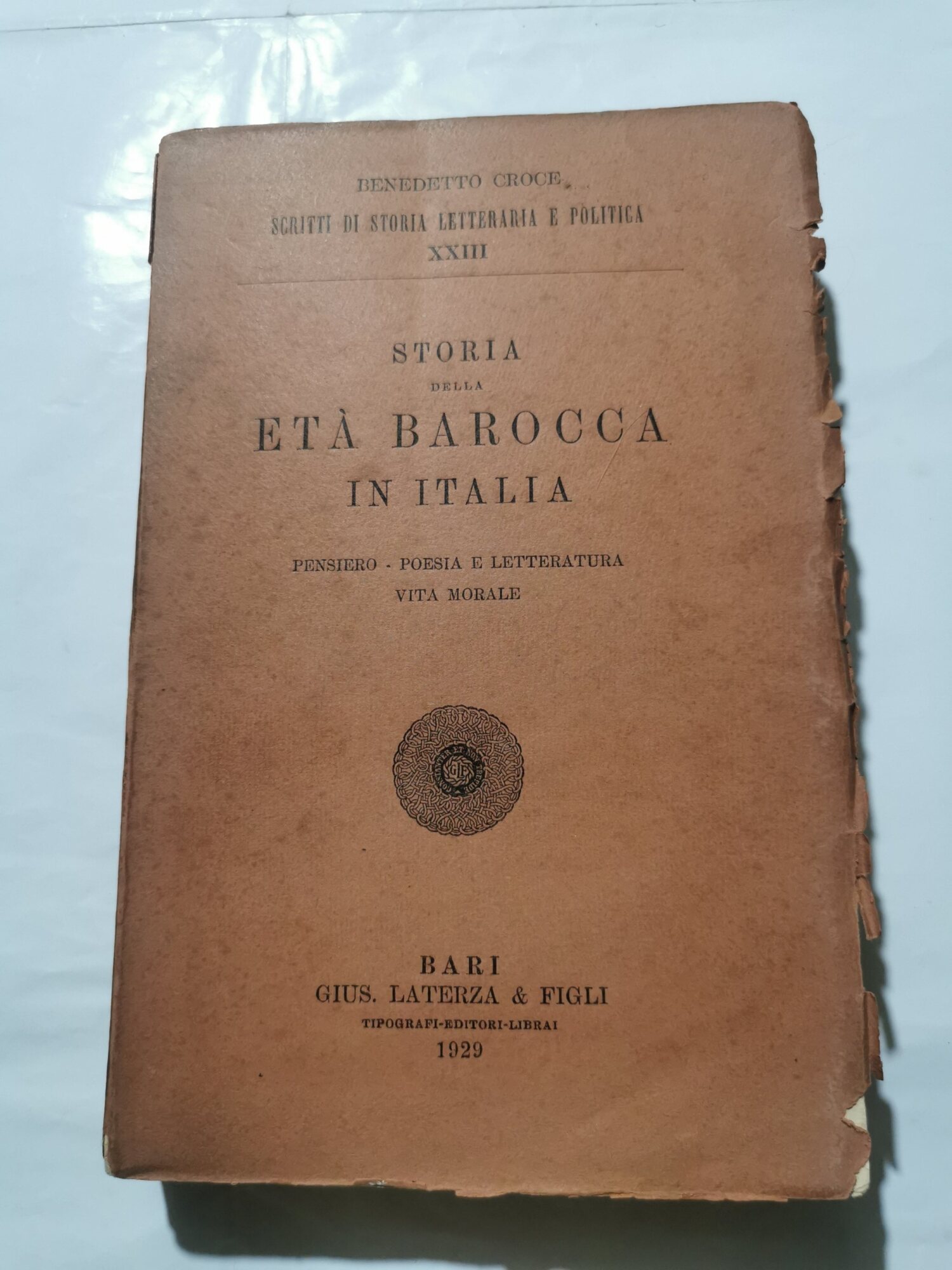 Storia della età barocca in Italia